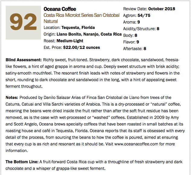 Costa Rica Micro Lot Series
